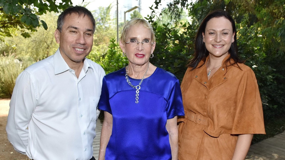 גל נאור, ישראלה שטיר ועמרי ידלין (צילום: אביב חופי)