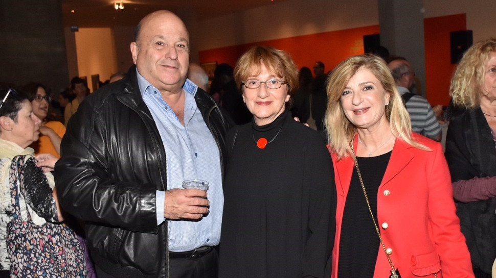 מיכל פורר, סוזאן לנדאו ודוד פורר (צילום: אביב חופי)