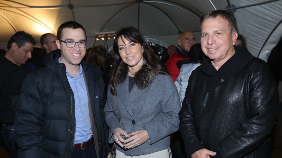 משה פטרבורג, רז'ין גנזי ואילן לפידות (צילום: רפי דלויה)