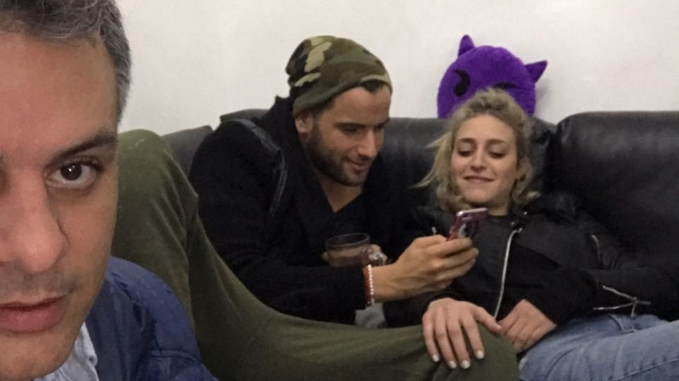 טום קשתי ויוכי אפוליאון, יריב נתי (צילום: צילום פרטי)