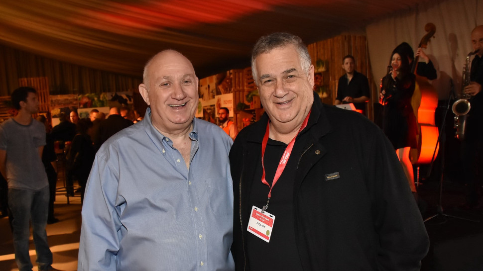 דודי עזרא ואיציק אברכהן (צילום: אביב חופי)