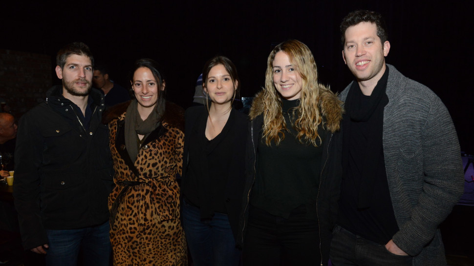 אורי ושני שקד, שני הראל לין חבס וניר מרקוביץ (צילום: אוהד הרכס)