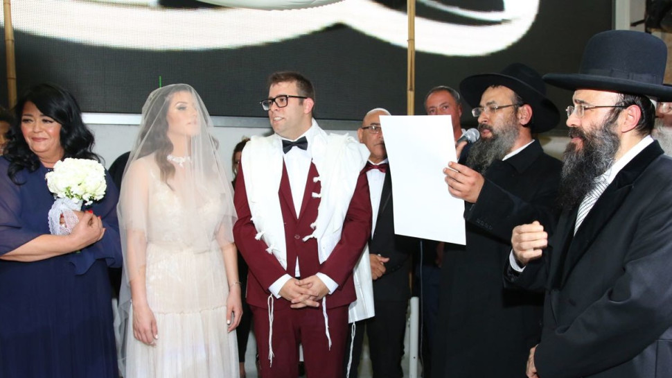 חתונת אורן חזן (צילום: מתחם האירועים והכנסים דוריה)