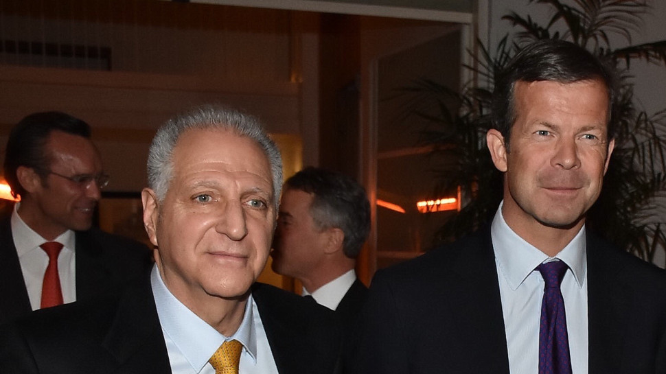 מקס נסיך ליכטנשטיין וליאון רקנאטי (צילום: אביב חופי)