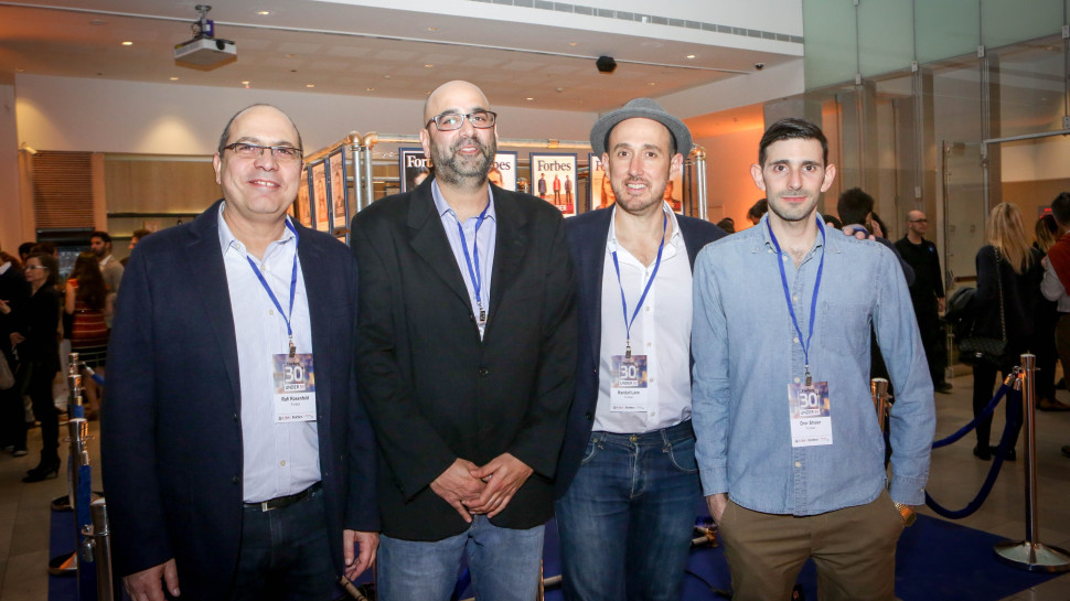 דרור שאייר, רנדל ויין, ניר ברזילי ורפי רוזנפלד (צילום: שלומי יוסף)