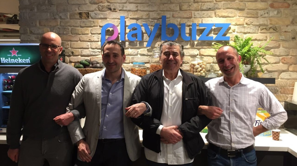 ברק פרידור, חיים סבן, שאול אולמרט ואדם צ׳זנוף (צילום: יח"צ)