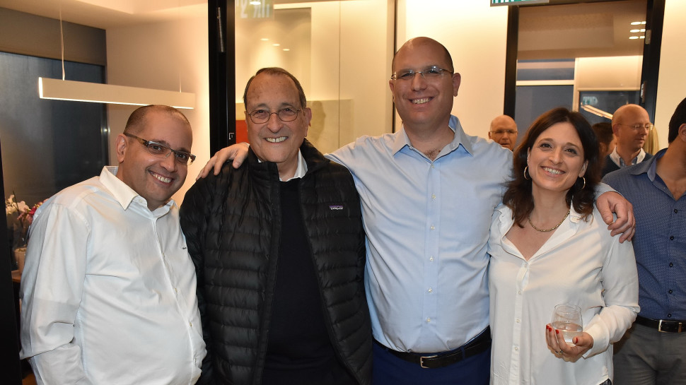 נגה רובינשטיין, רועי בלכר, אלי זהר ועמית קריספין (צילום: אביב חופי)