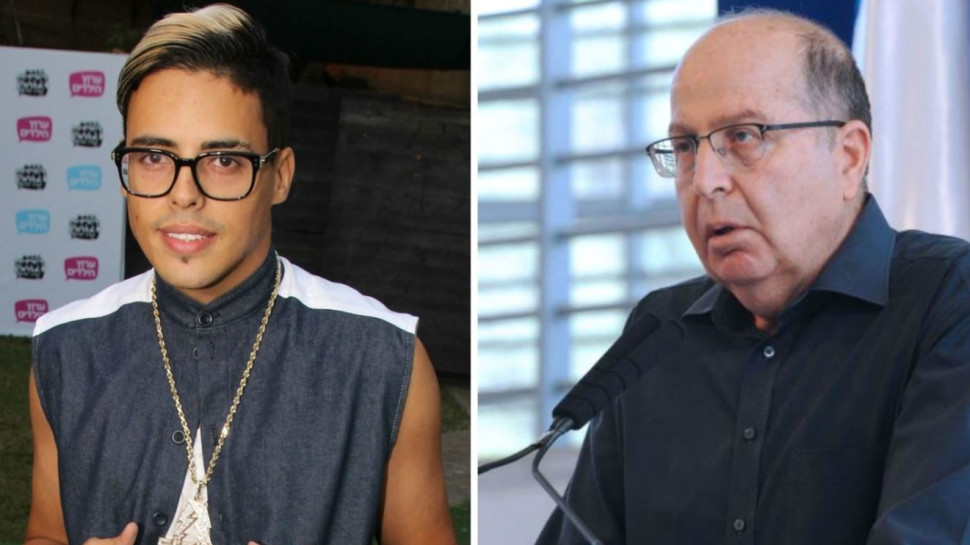 משה יעלון וסטטיק (צילום: פלאש 90)