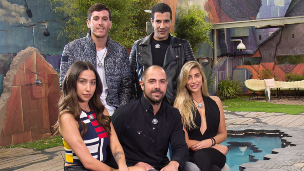 שני גולדשטיין, חיים (חמימו) שועי, שרון גל, מעיין אשכנזי ואביחי אוחנה, האח הגדול (צילום: רונן אקרמן)