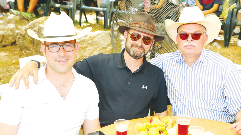 קלמנס פון גטצה, יורם טורבוביץ' וניב אורון (צילום: ערן לם)