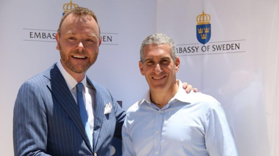 אבנר קז וקרל מגנוס נסר (צילום: נופר בוגנים)