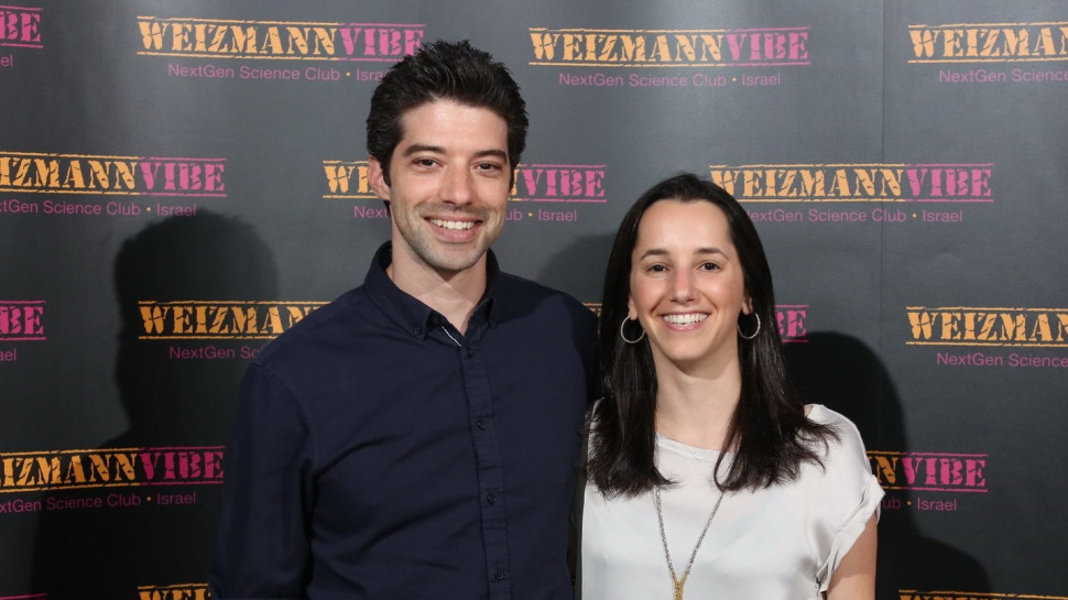 קרן ותום רן (צילום: איתי בלסון, עידן זליקוביץ. מכון ויצמן למדע)