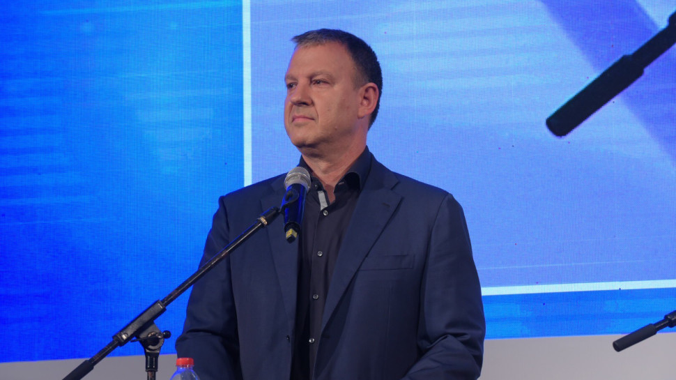 אראל מרגלית בכנס השלום (צילום: אבשלום ששוני)