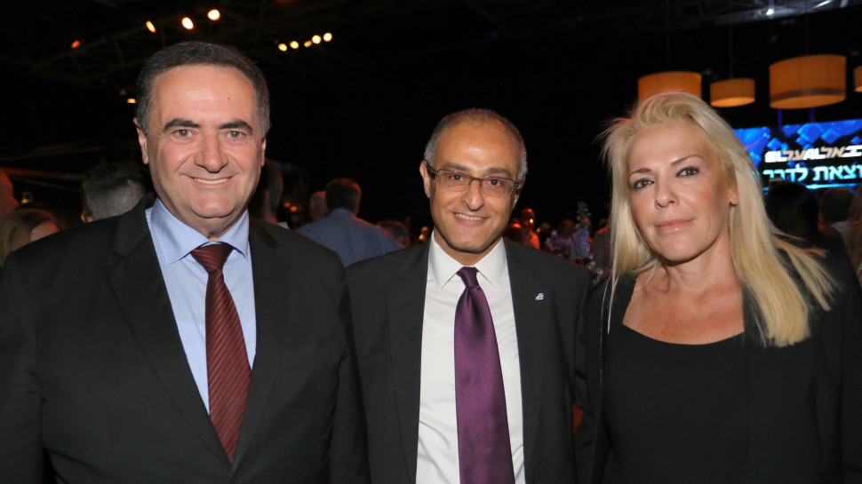 רונית כץ, דוד מימון וישראל כץ (צילום: סיוון פרג')