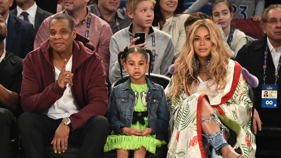 ביונסה, בלו אייבי, ג'יי זי (צילום: Getty images)