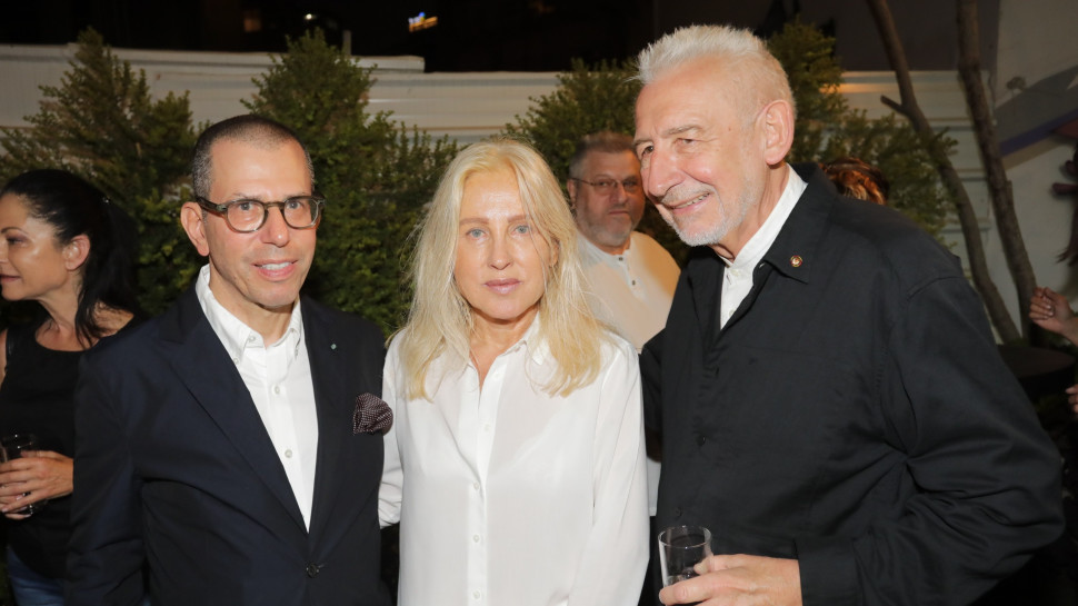 סר ג׳ון סורל, אורית אפרתי וג׳ונתן ניוהאוס (צילום: רפי דלויה)