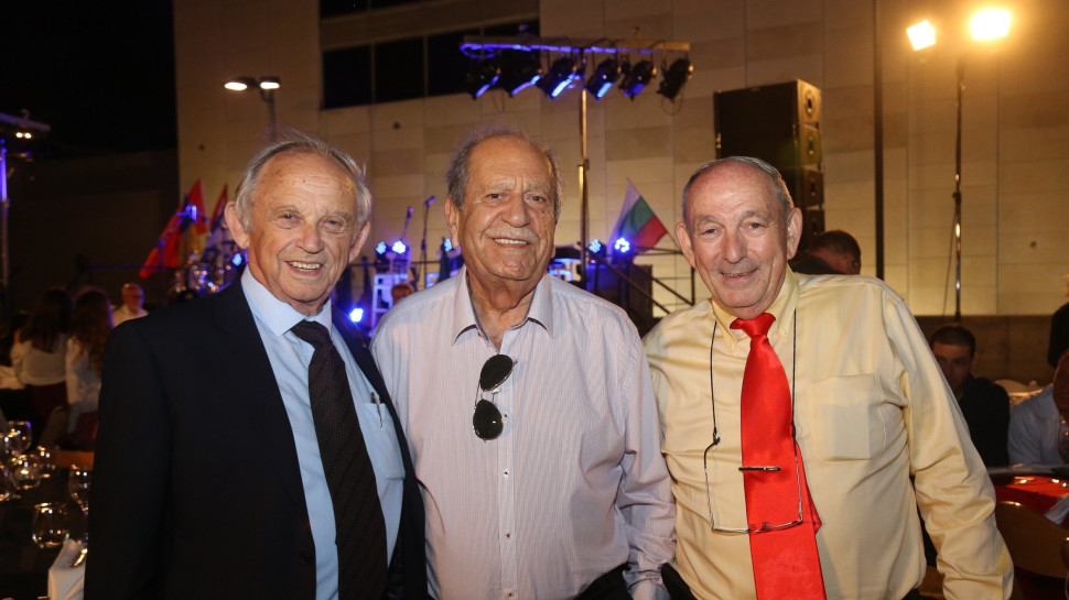 אריה ויסמן, חיים איתני ונחום ויסמן (צילום: ששון תירם)