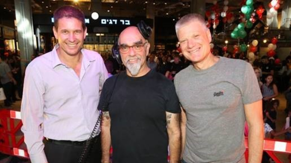 ארנון תורן, ישראל אהרוני ויובל בורנשטיין (צילום: לנס הפקות)