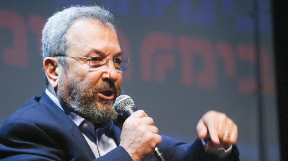 אהוד ברק בשבת תרבות (צילום: פלאש 90)