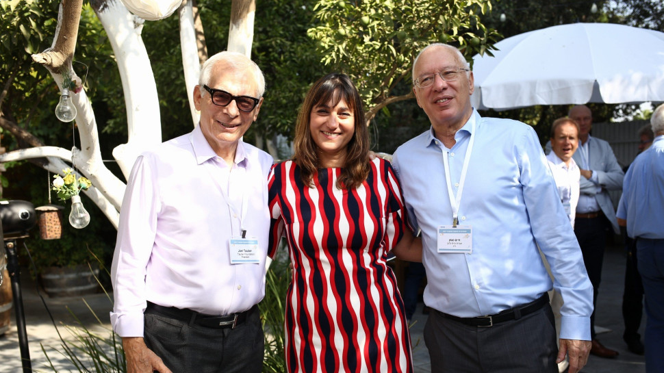 חיים כצמן, מיכל כהן וג'ואל טאובר (צילום: סיני יצחקי)