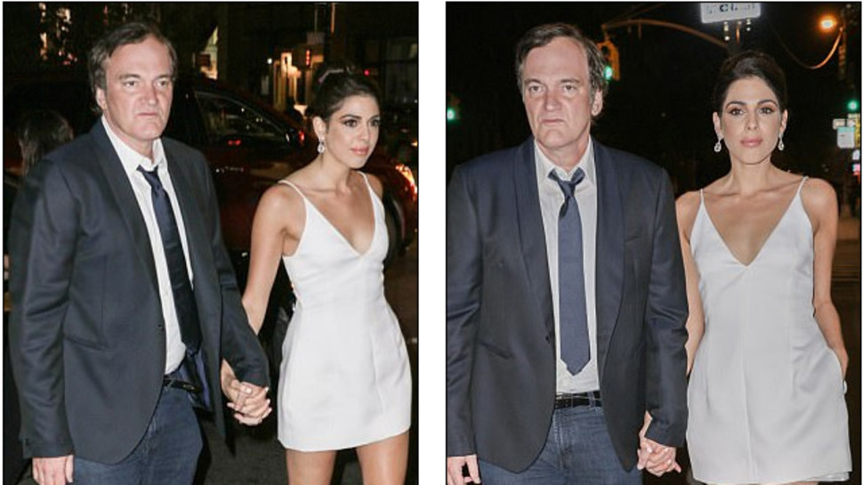 דניאלה פיק וקוונטין טרנטינו (צילום: דיילי מייל)