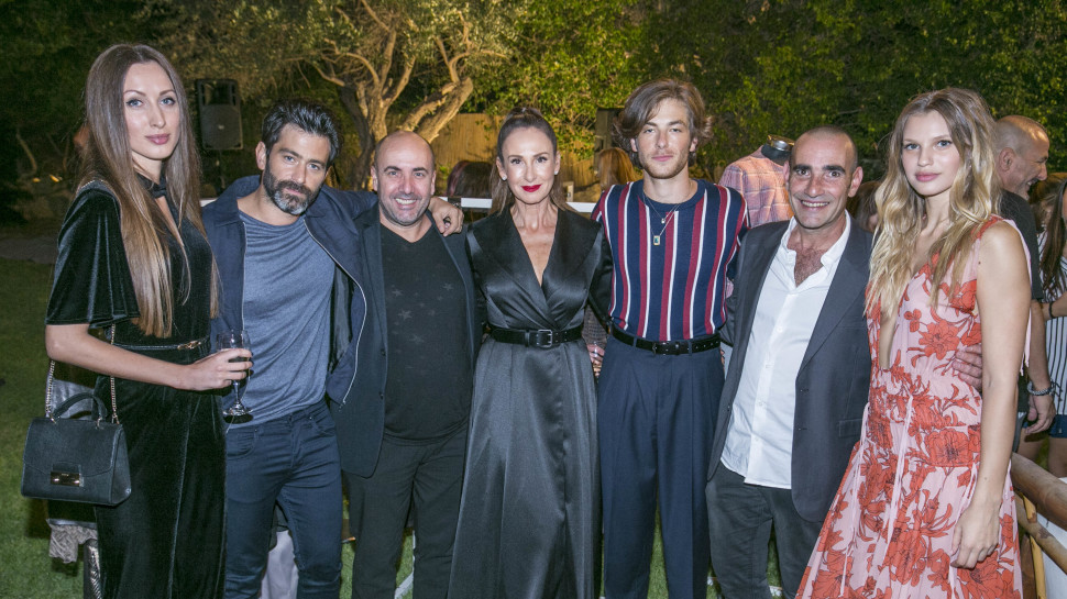 ניבר מדר, מישל תמיר, גפן ברקאי, לאה שנירר, סרג דרעי ויהודה לוי (צילום: לנס הפקות)