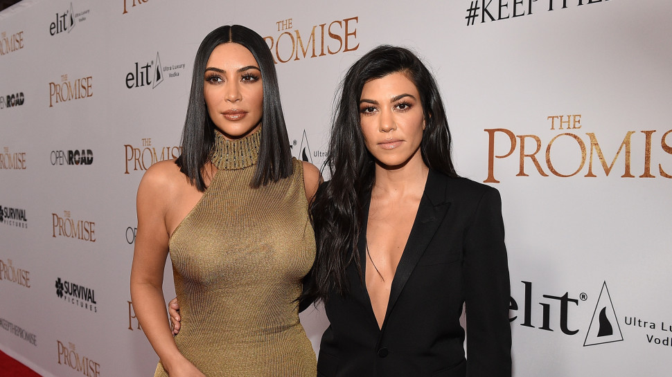 קים קרדשיאן, קורטני קרדשיאן (צילום: Getty images)