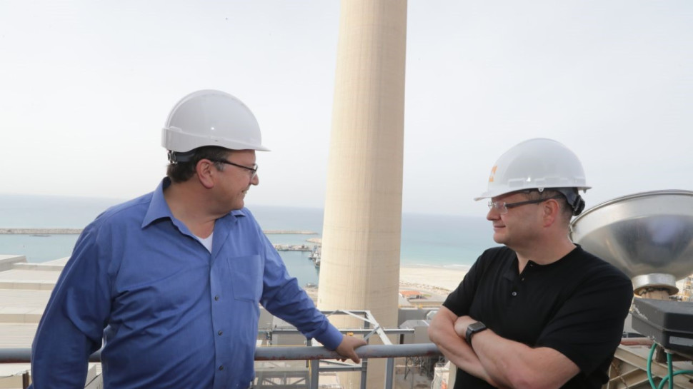 גיל שויד ועפר בלוך (צילום: יוסי וייס, חברת החשמל)