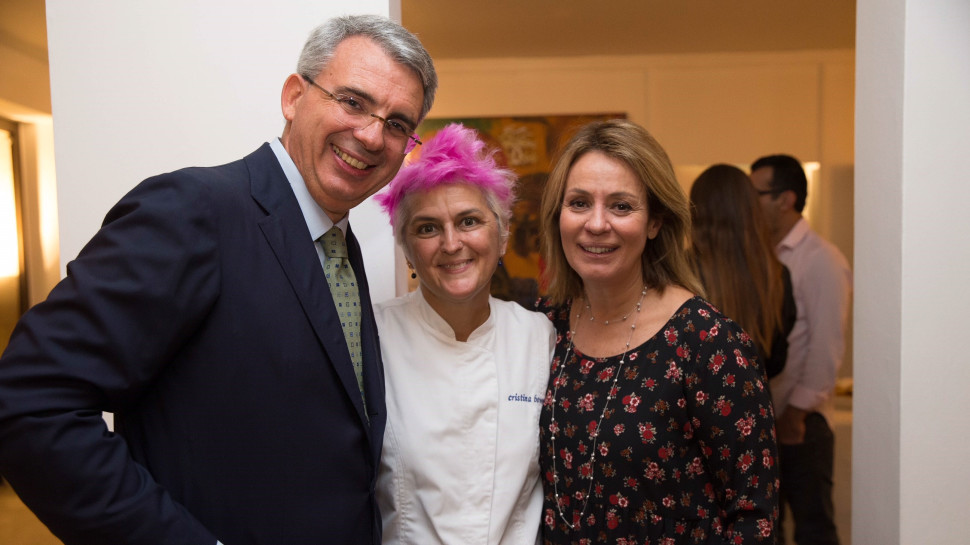 סבינה בנדטי, כריסטינה באוורמן וג׳יאנלואיג׳ בנדטי (צילום: עוז מועלם)