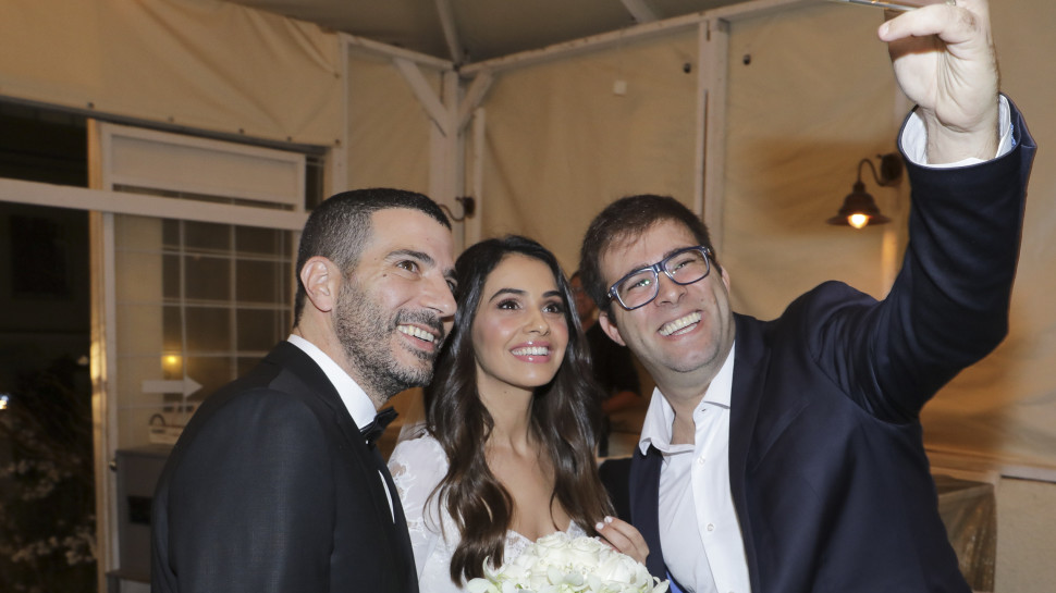 שרון גל ונטלי קרני עם אורן חזן (צילום: רפי דלויה)