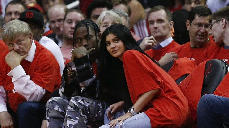 קיילי ג'נר, טראוויס סקוט (צילום: Getty images)