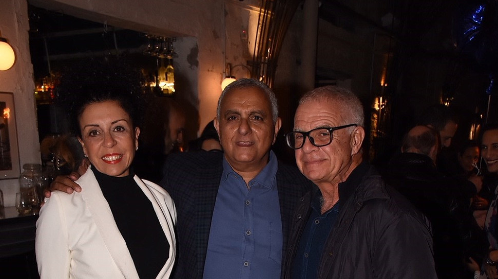 משה קסטיאל, צבי ימיני ורותי קסטיאל (צילום: אביב חופי)