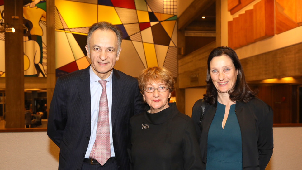 רוני גילת בהרב, סוזן לנדאו וגיום צ'רוטי (צילום: סיון פרג')