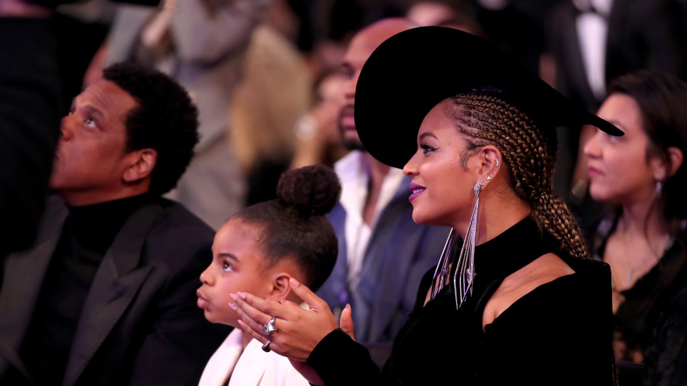 ביונסה, בלו אייבי, ג'יי זי (צילום: Getty images)