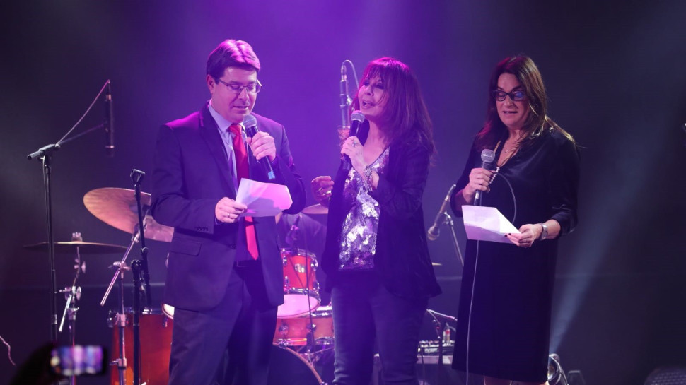 רונה רמון, ירדנה ארזי ואופיר אקוניס (צילום: אוהד יחזקאלי)