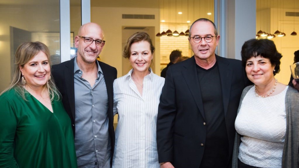 אפרת לוי- להד, צביקה וענת בר- נתן, תמיר גילת ושני פאלוך (צילום: JOSEF)