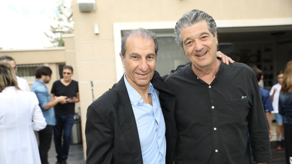 אבי קושניר, ששון גבאי (צילום: רפי דלויה)