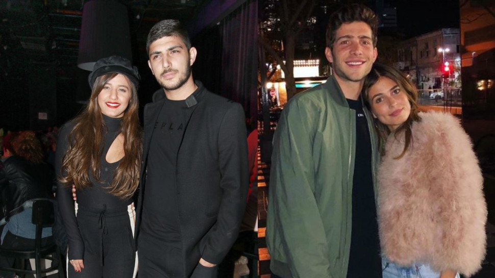 עדן בן זקן ושוקי ביטון, קורל סימנוביץ וסרג'י רוברטו (צילום: ענת מוסברג,אינסטגרם)