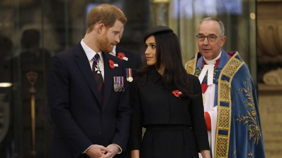 מייגל מרקל, הנסיך הארי (צילום: Getty images)