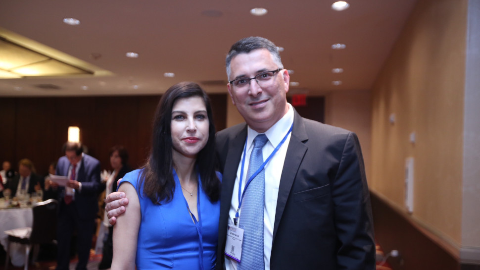 גדעון סער, גאולה אבן (צילום: מרק ישראל סלם)