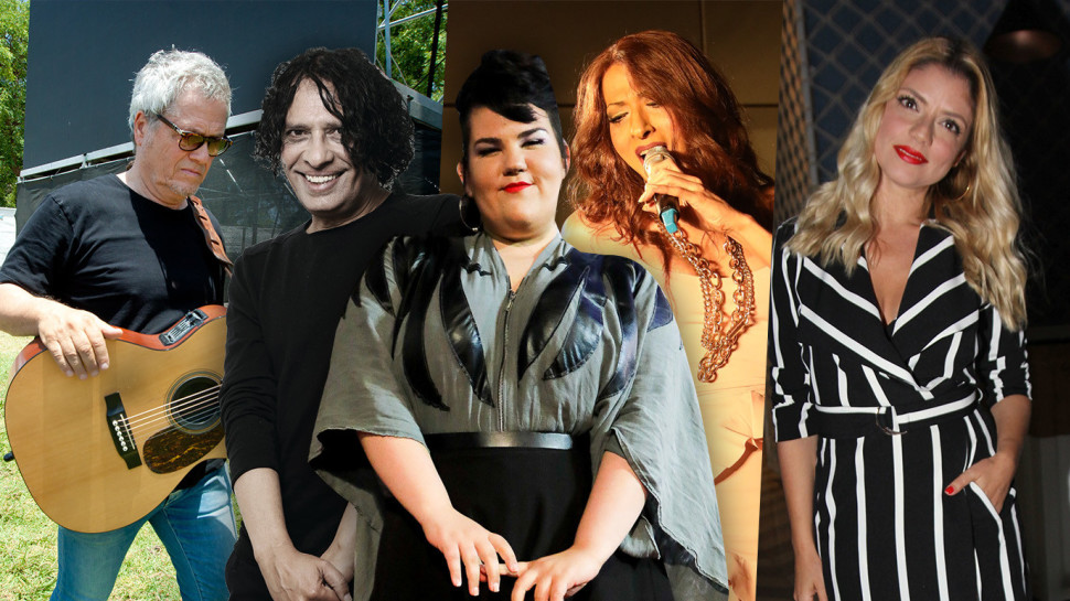 שירה מימון, דנה אינטרנשיונל, נטע ברזילי, יזהר כהן, שלמה ארצי (צילום: אילוסטרציה)