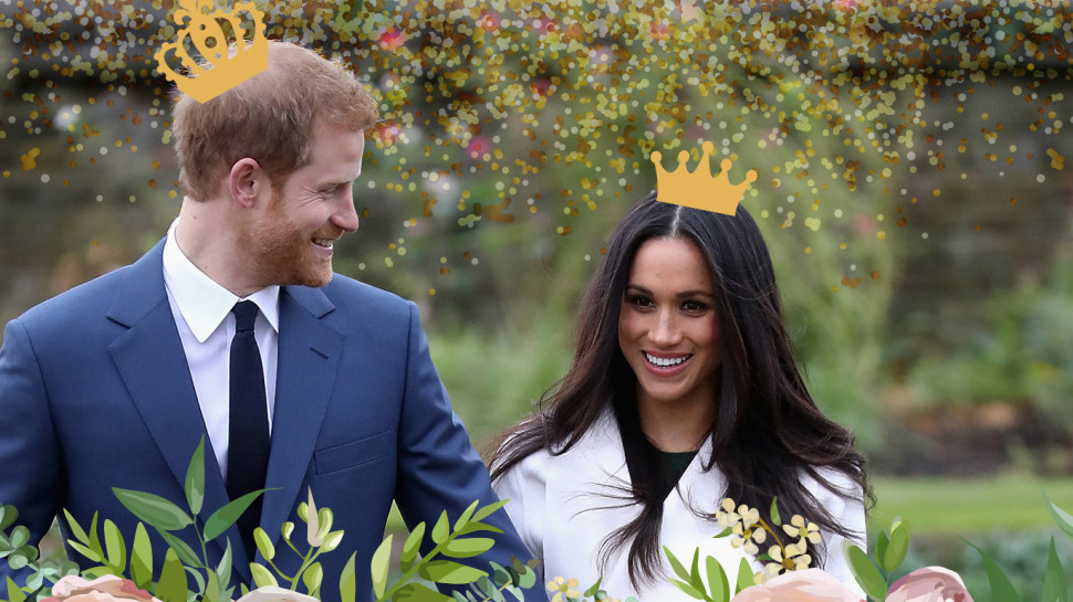 הנסיך הארי ומייגן מרקל (צילום: Getty images)