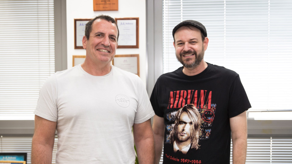 איתי הרמן ואיל וולדמן (צילום: באדיבות מלאנוקס)