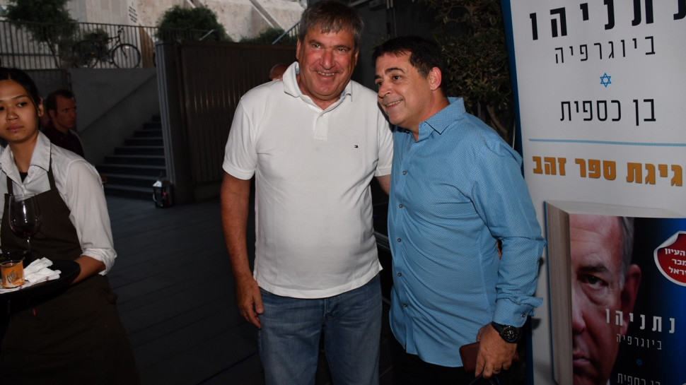 בן כספית ויורם באומן (צילום: אביב חופי)