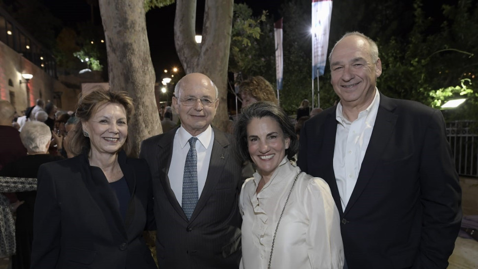 הראל ותמר בית און ומיקי וליאורה פדרמן (צילום: ברונו שרביט)