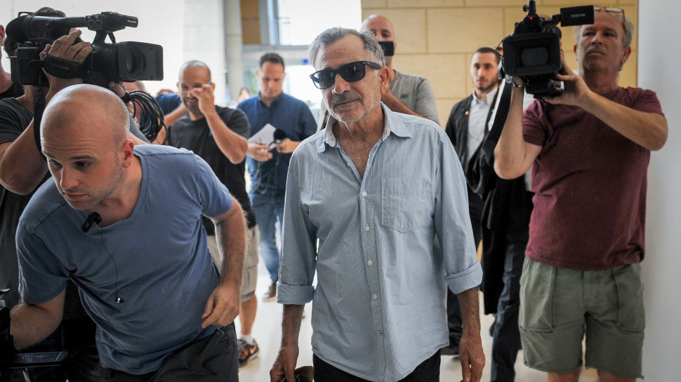 משה איבגי בתחילת משפטו (צילום: מאיר וקנין,פלאש 90)