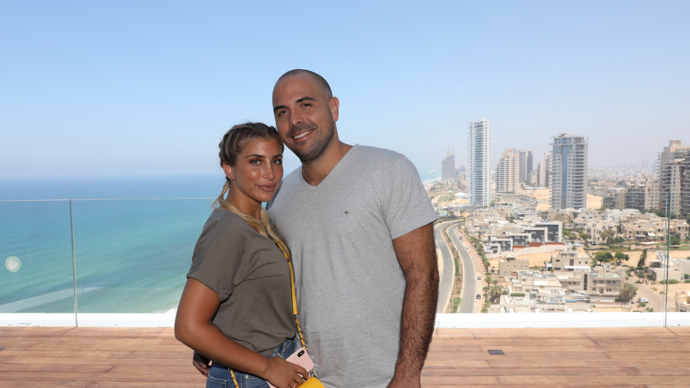 מעיין אשכנזי, אביחי אוחנה (צילום: עזרא לוי)