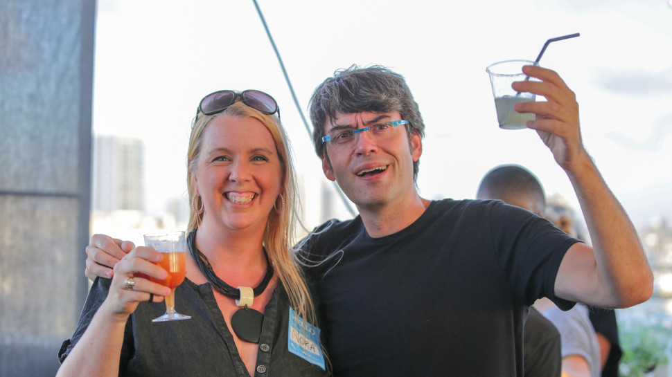  דדי שוורץ ונורה ג'יניו (צילום: שי שבירו)