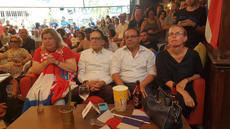 הלן לה גל, איוב קרא, יואב הורוביץ וטינה קרצה (צילום: לאון אביגד)