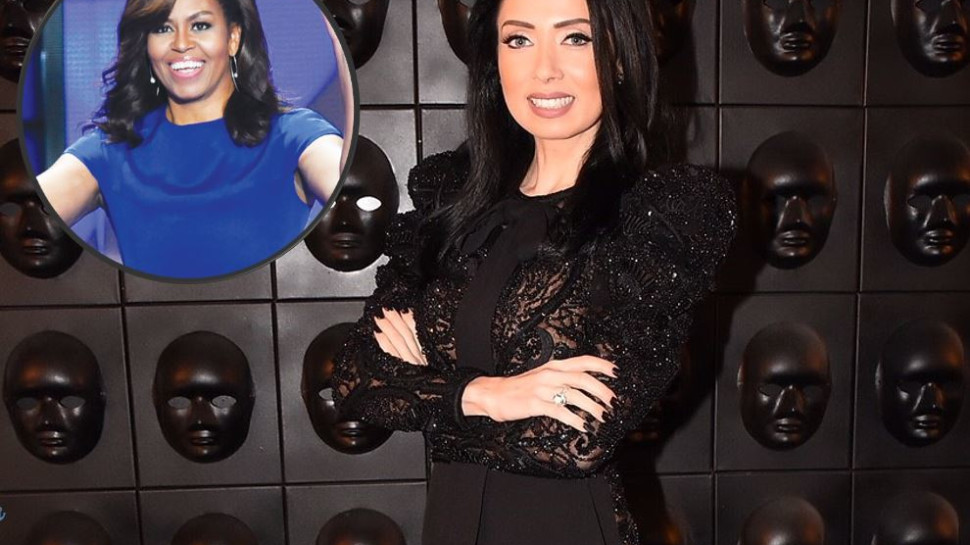 ניקול ראידמן, מישל אובמה (צילום: AFP,ללא קרדיט)